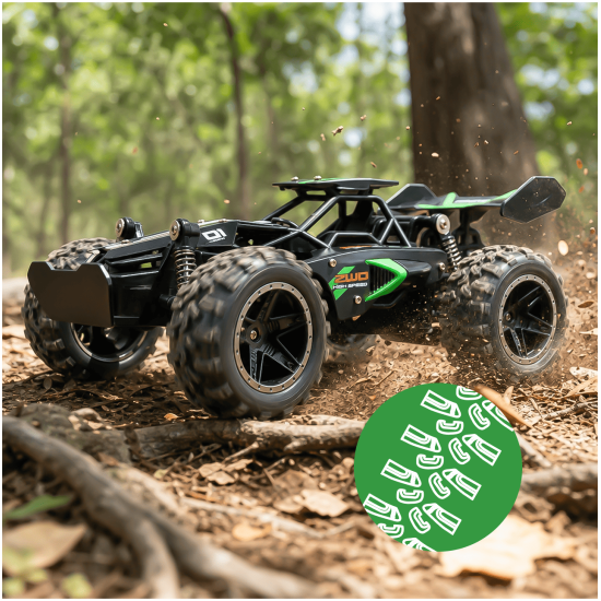 Tālvadības RC mašīna SpeedRacer SR20, 20 km/h, 2,4 GHz