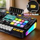 Bērnu DJ pults ar mikrofonu, klavieru taustiņiem, Bluetooth un DJ plašu atskaņotāju
