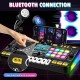 Bērnu DJ pults ar mikrofonu, klavieru taustiņiem, Bluetooth un DJ plašu atskaņotāju
