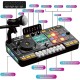 Bērnu DJ pults ar mikrofonu, klavieru taustiņiem, Bluetooth un DJ plašu atskaņotāju