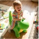 Piepūšamais gumijas batuts Dinozaurs ar pumpi, 49 cm