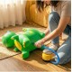 Piepūšamais gumijas batuts Dinozaurs ar pumpi, 49 cm