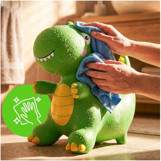 Piepūšamais gumijas batuts Dinozaurs ar pumpi, 49 cm