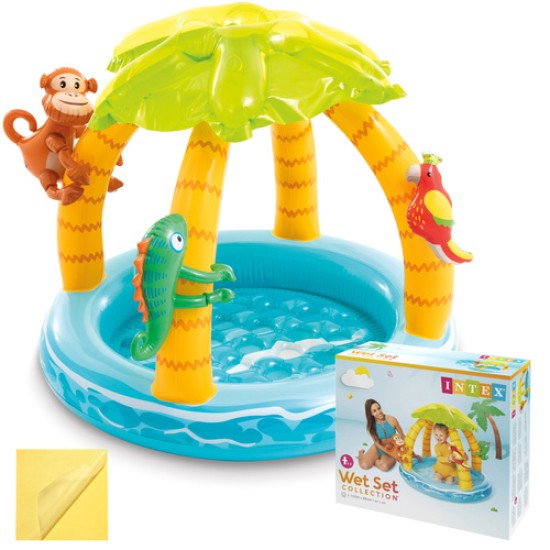 Piepūšamais bērnu baseins ar jumtiņu INTEX 58417