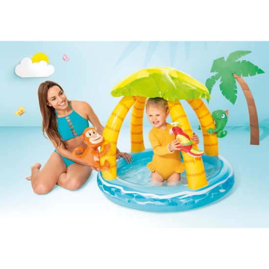 Piepūšamais bērnu baseins ar jumtiņu INTEX 58417