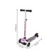 Tricikla motorollers Kruzzel Rapid Rose