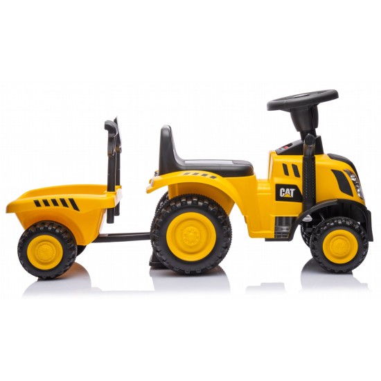 Bērnu traktors ar piekabi "CAT" caterpillar 