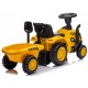 Bērnu traktors ar piekabi "CAT" caterpillar 
