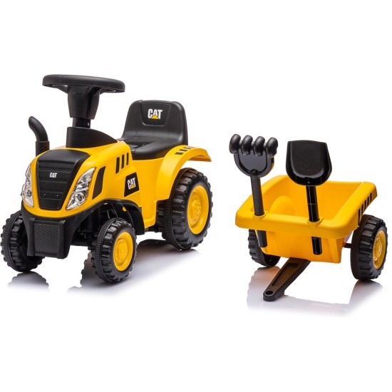Bērnu traktors ar piekabi "CAT" caterpillar 