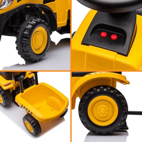 Bērnu traktors ar piekabi "CAT" caterpillar 