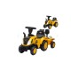 Bērnu traktors ar piekabi "CAT" caterpillar 