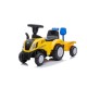 Bērnu traktors ar piekabi New Holland , dzeltena