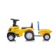 Bērnu traktors ar piekabi New Holland , dzeltena