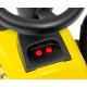 Bērnu traktors ar piekabi New Holland , dzeltena