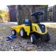 Bērnu traktors ar piekabi New Holland , dzeltena