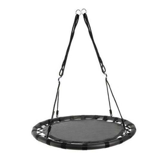 Piekārta šūpoles stārķa ligzda 100 cm / 150 kg Black