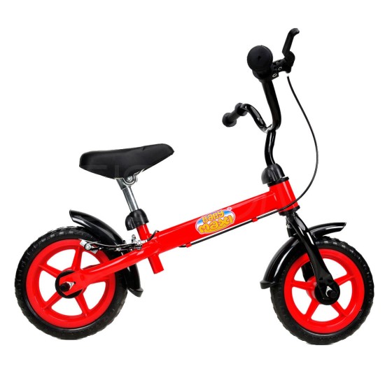 Līdzsvara velosipēds sarkans Babymaxi ar bremzēm