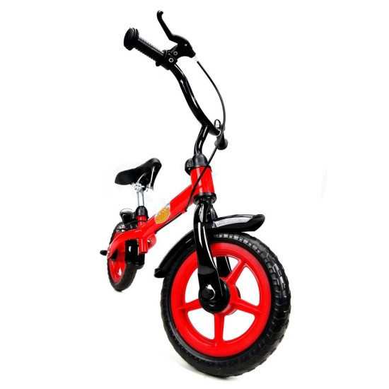 Līdzsvara velosipēds sarkans Babymaxi ar bremzēm
