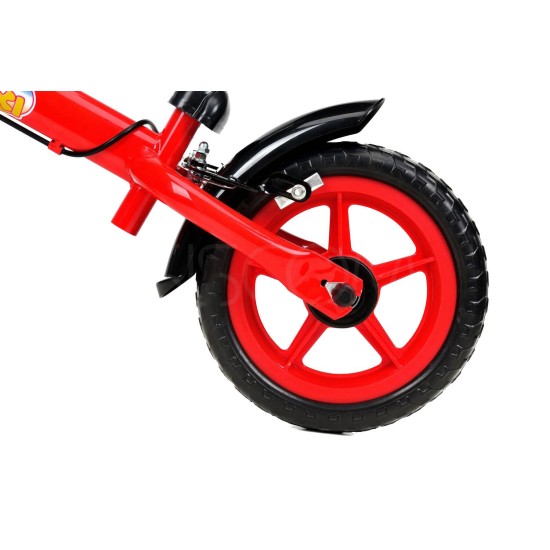 Līdzsvara velosipēds sarkans Babymaxi ar bremzēm