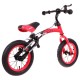 Līdzsvara velosipēds sarkans Sport Trike ar bremzēm un piepūšamiem riteņiem