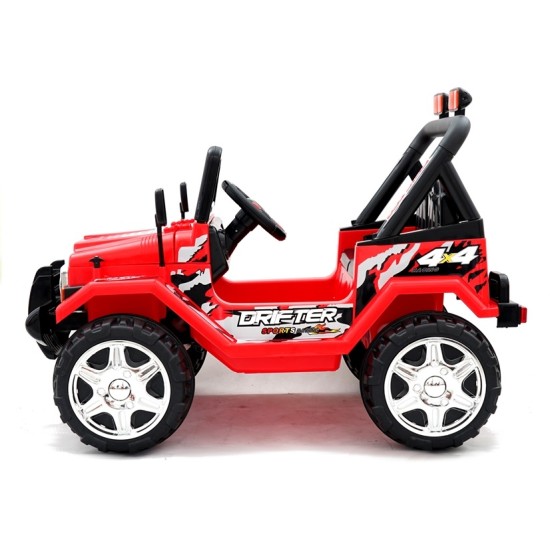 Elektriskā automašīna bērniem Jeep Raptor Red
