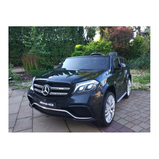 Elektriskā automašīna bērniem Mercedes GLS63 melnā 