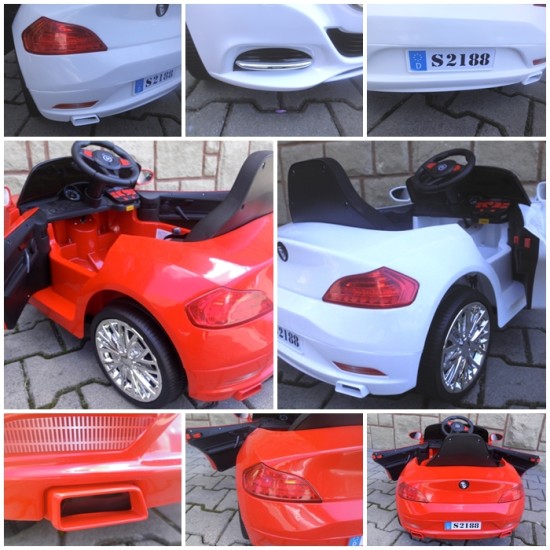 Elektromobilis vaikams CABRIO 1 raudonas