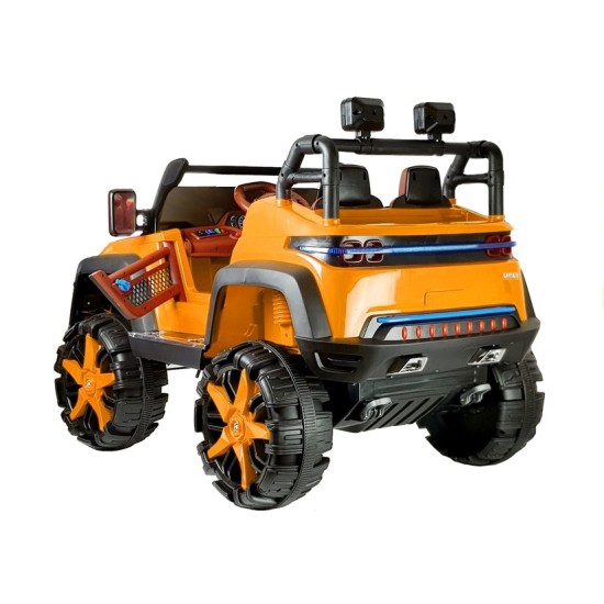 Elektriskais auto bērniem Jeep KP oranžs