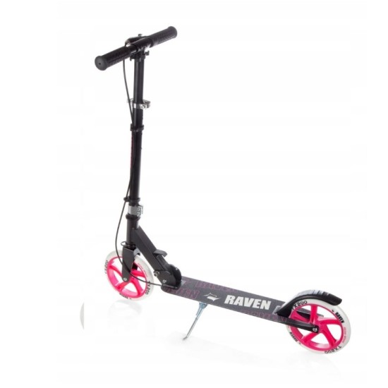 Alumīnija skrejritenis RAVEN SCREW ar lielu 20 cm. riteņi Rokas bremze