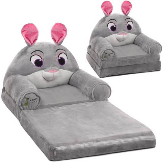 Mīksts bērnu plīša krēsls 3in1 "Rabbit"