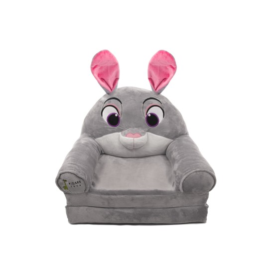 Mīksts bērnu plīša krēsls 3in1 "Rabbit"