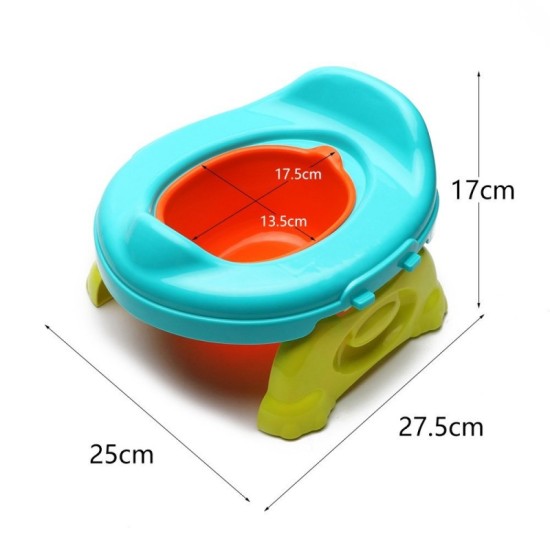 Saliekamais podiņš 3in1 "Travel Potty" zils