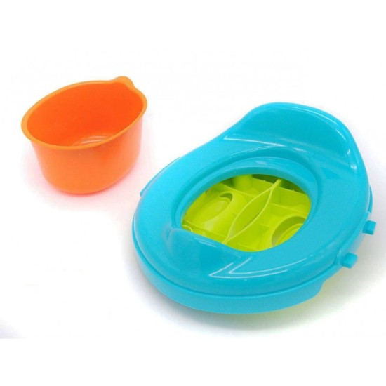 Saliekamais podiņš 3in1 "Travel Potty" zils