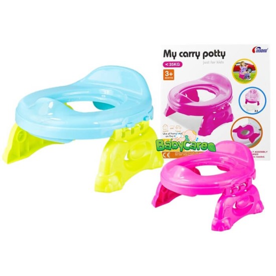 Sulankstomas naktipuodis "Travel Potty" mėlynas