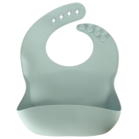Silikona bērnu pārtikas komplekts, zils krabis, 8 gab