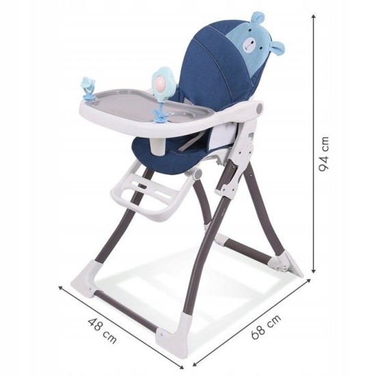 Barošanas krēsls Renifer Ecotoys Blue