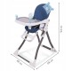 Barošanas krēsls Renifer Ecotoys Blue
