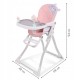 Barošanas krēsls Renifer Ecotoys Rose