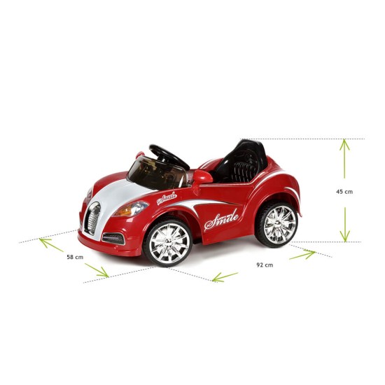 Elektromobilis vaikams CABRIO - rusvas