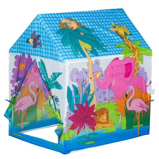 Bērnu telts zoodārzs 102 cm