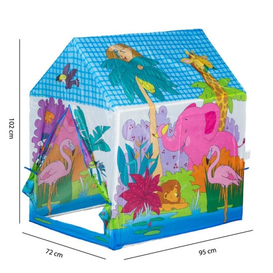 Bērnu telts zoodārzs 102 cm