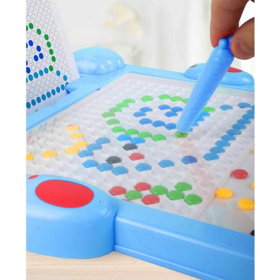 Montessori bērnu magnētiskais dēlis "Magpad", Rabbit Blue, 30 cm.