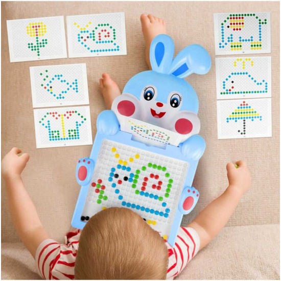 Montessori bērnu magnētiskais dēlis "Magpad", Rabbit Blue, 30 cm.