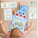 Montessori bērnu magnētiskais dēlis "Magpad", Rabbit Blue, 30 cm.