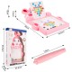 Montessori bērnu magnētiskais dēlis "Magpad", Rabbit Pink, 30 cm.