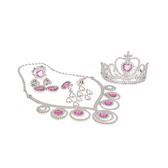 Mazās princeses komplekts, rozā, 7 daļas.