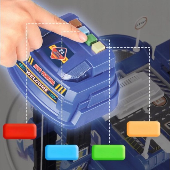 MEGA auto garāža ar paklājiņu
