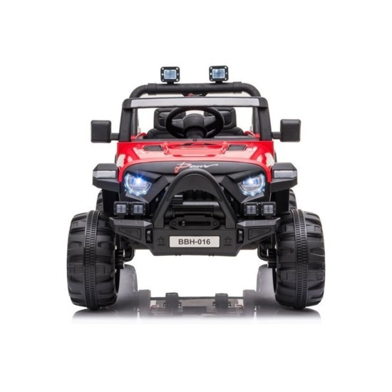 Vienvietīgs elektriskais džips bērniem BBH-016, sarkans