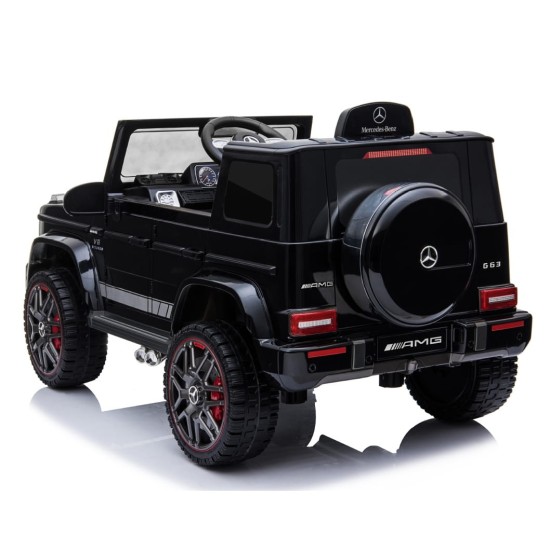 Vienvietīgs elektroauto Mercedes G63 AMG 4x4, melns