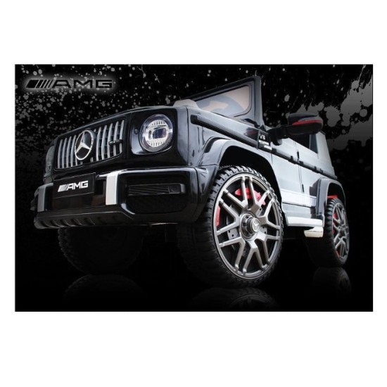 Vienvietīgs elektroauto Mercedes G63 AMG 4x4, melns